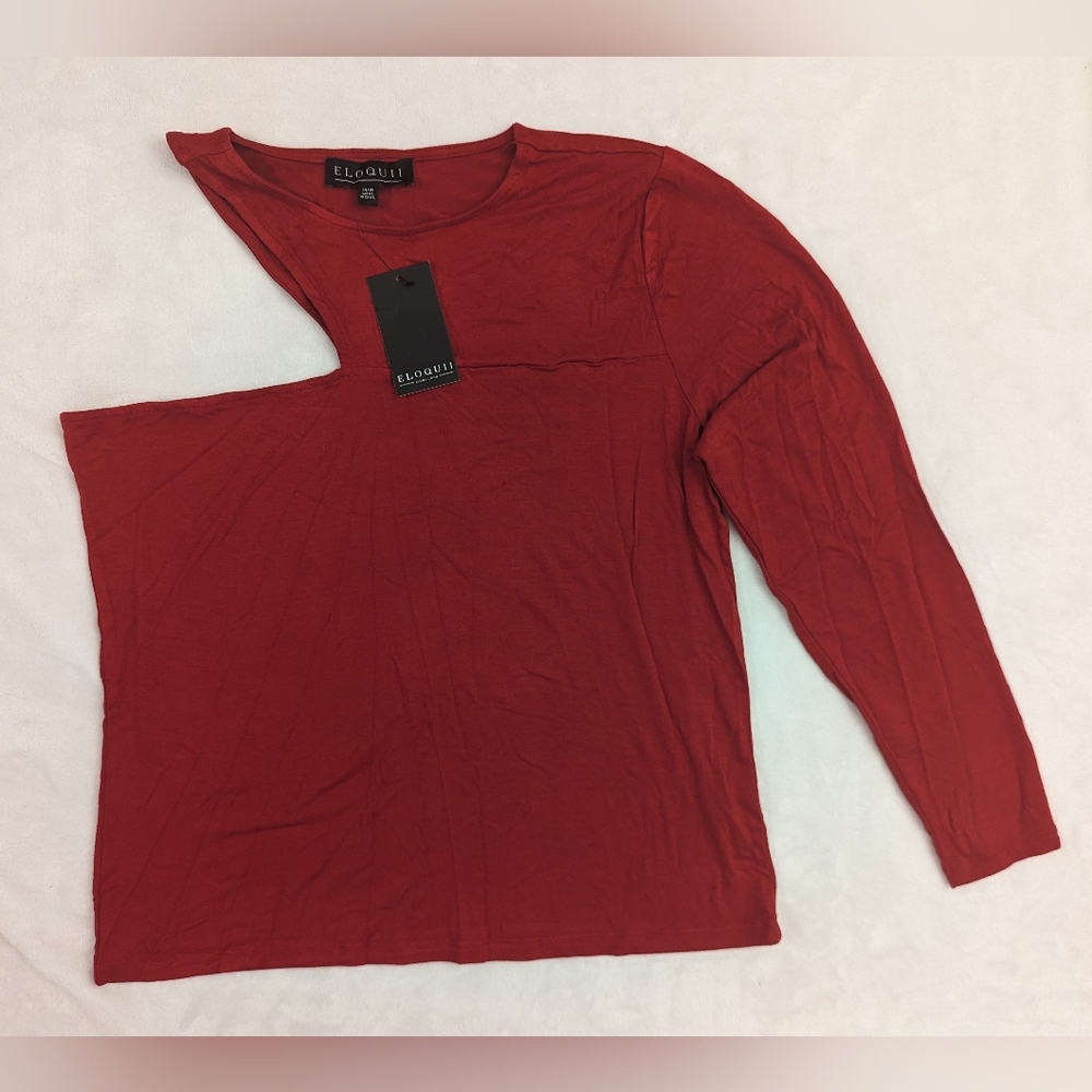 Eloquii One Shoulder Top